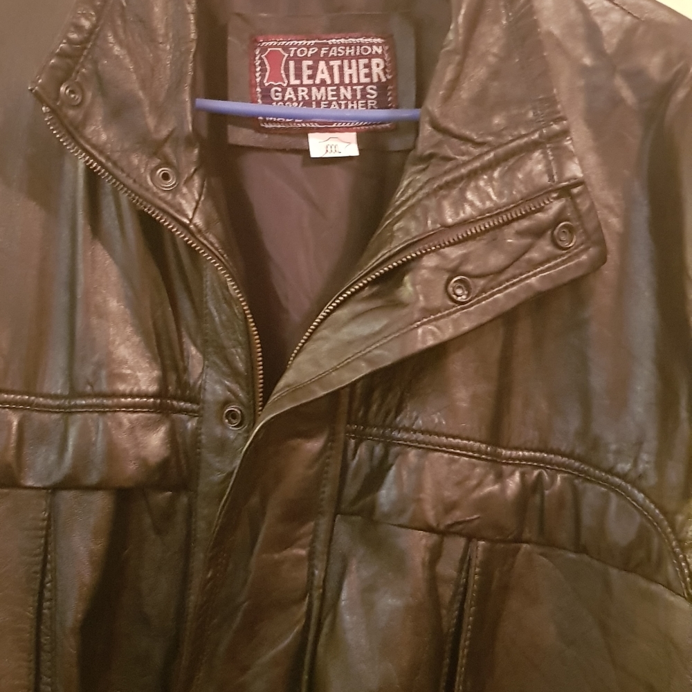 Leather jacket